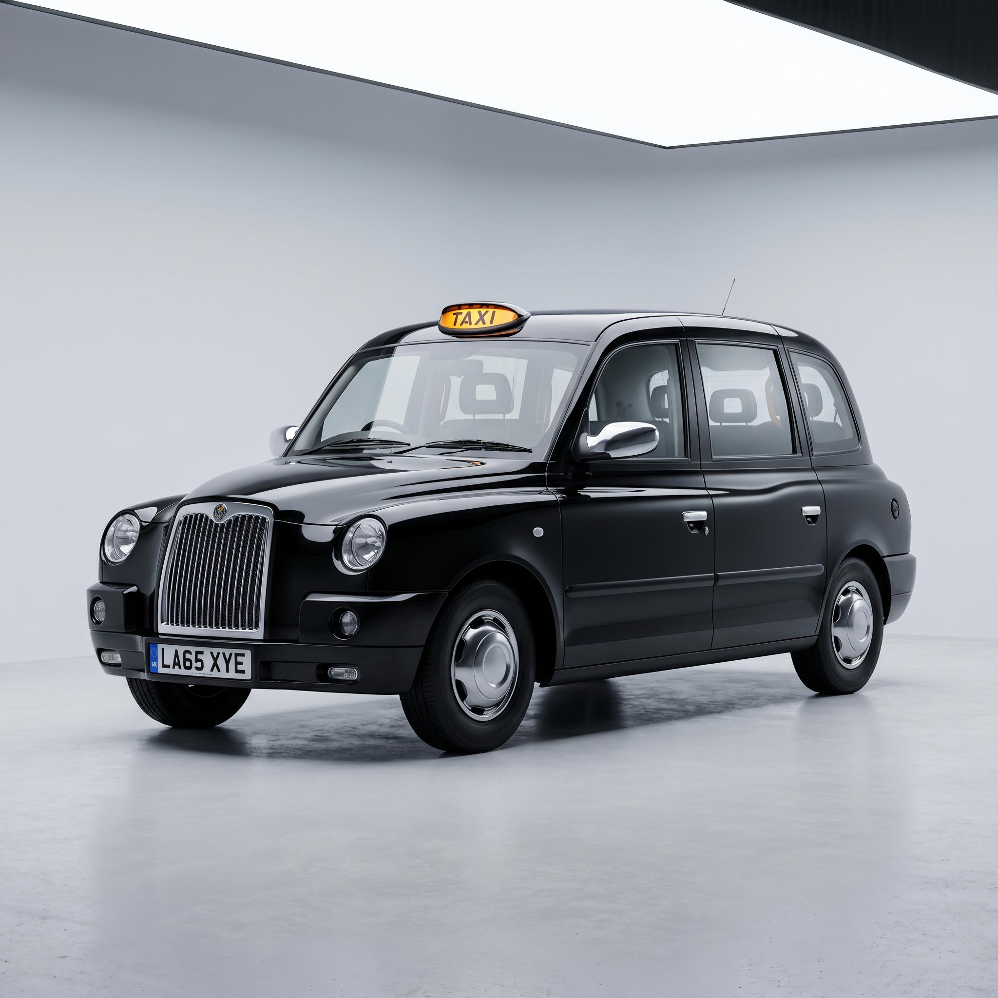 London LTI TX4 black hackney taxi